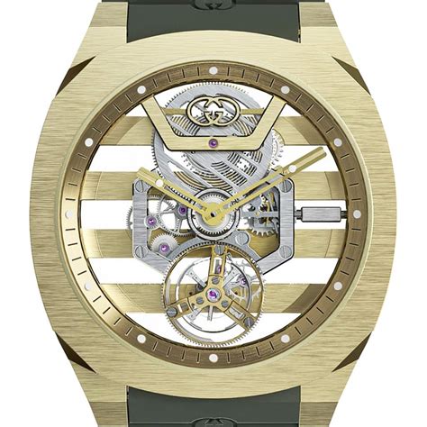 gucci rolex price|gucci 25h skeleton tourbillon.